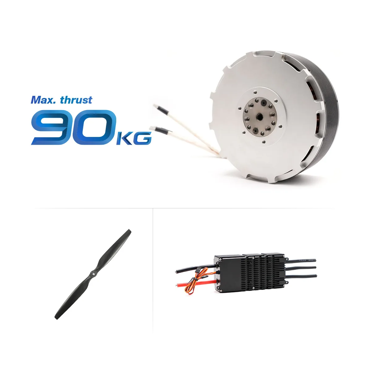 Drone Motor - Yüksek Güçlü 90KG İtme Kuvvetli Fırçasız