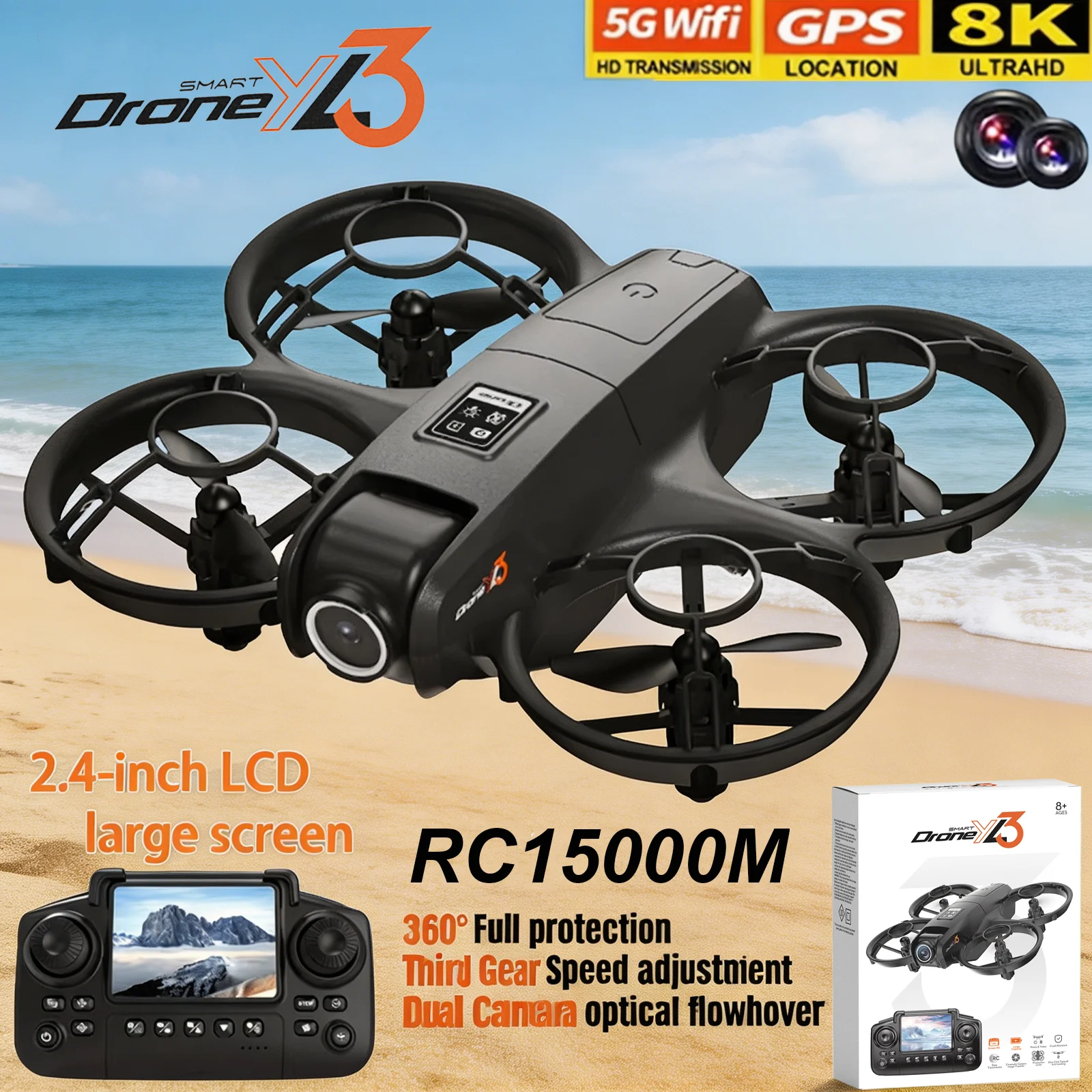 Drone Gps Mount - Yeni YL3 RC Drone 8K 1080P