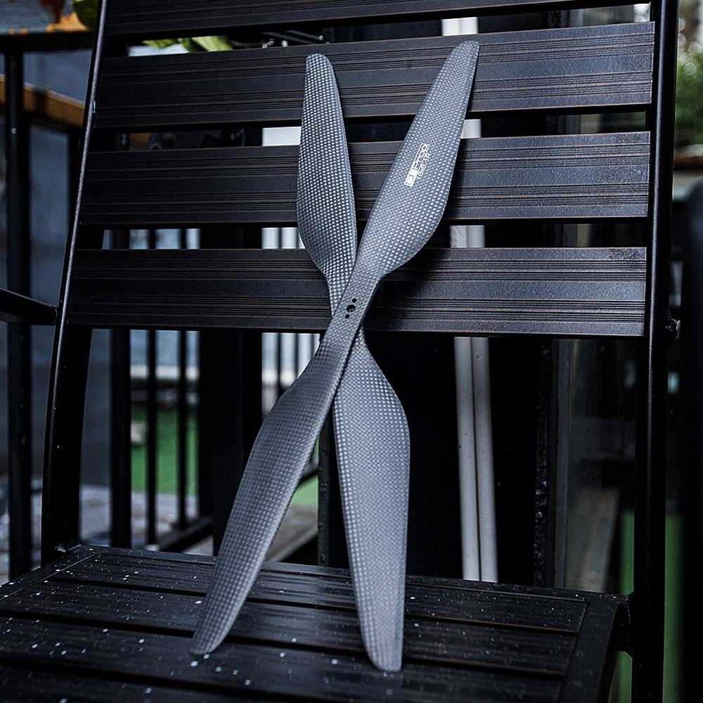 Drone Propeller - LIGPOWER P24*7.2 10mm Delikli Parlak Siyah