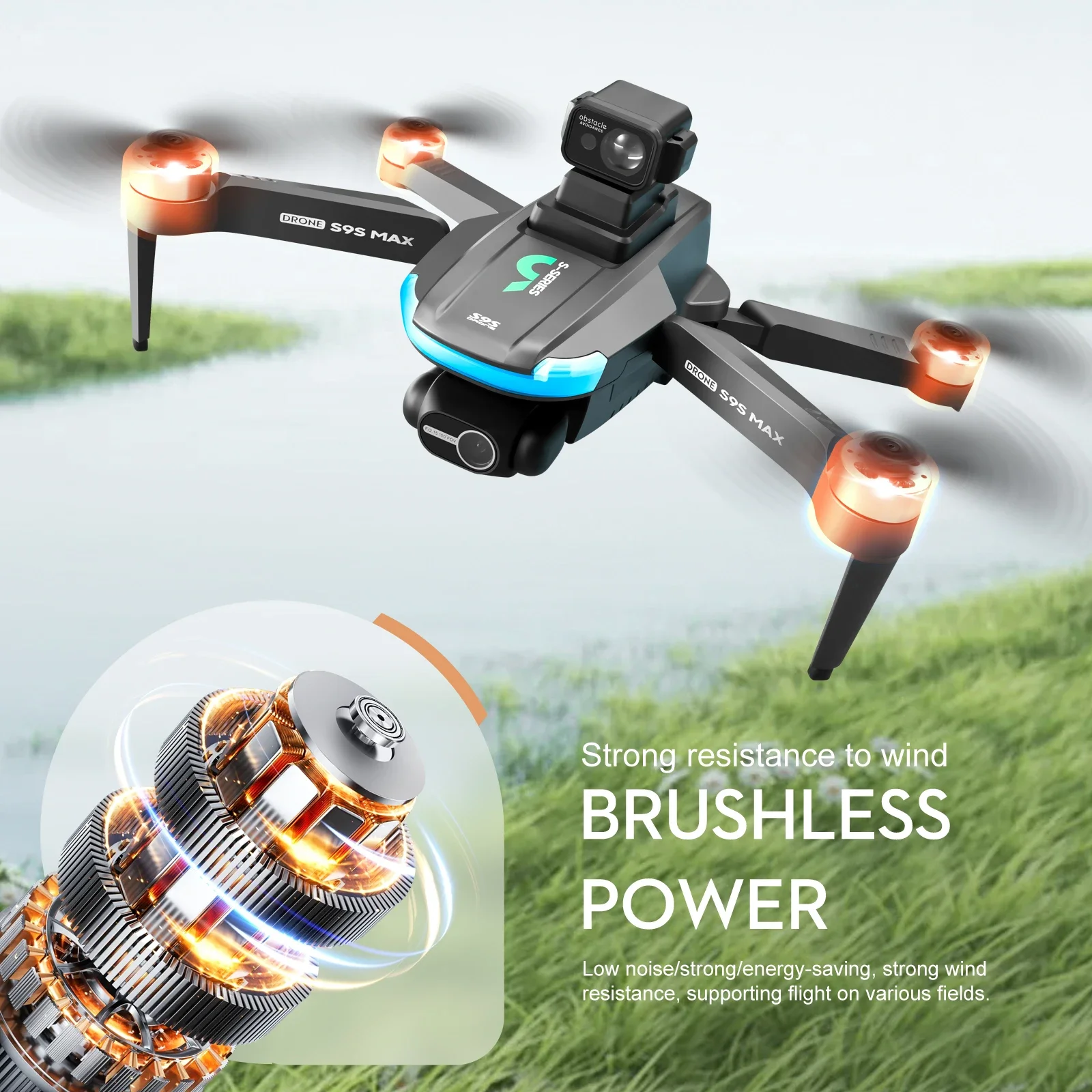 YENI S9S MAX MINI Drone 4K 2 E - Drone Gps Module incelemesi ve fiyatı
