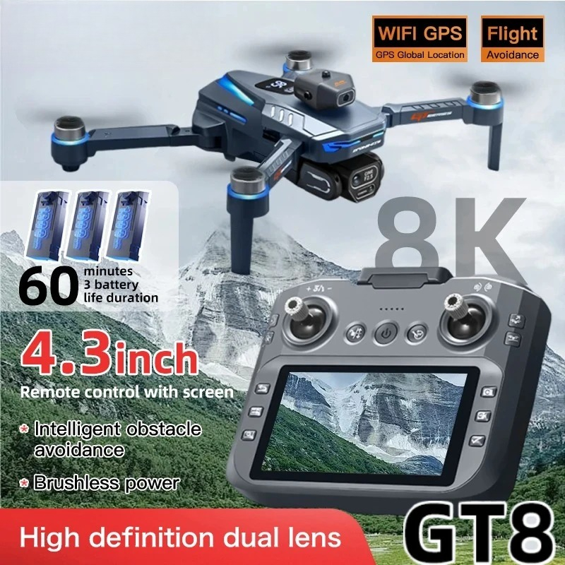 Orijinal GT8 Drone 8K Profesyo - Drone Gps Mount incelemesi ve fiyatı